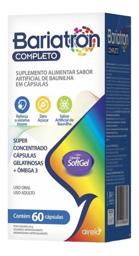 Bariatron Completo Com 60 Capsulas Baunilha