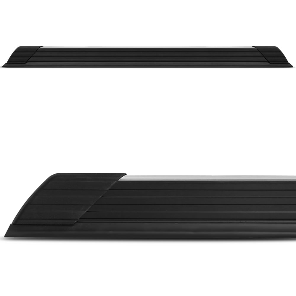 Estribo Lateral Tracker 2014 2015 2016 2017 2018 2019 2020 2021 SUV II Preto Frente Polida