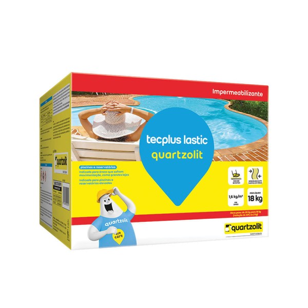 Encontraproduto.com.br - Impermeabilizante Quartzolit Tecplus Lastic 18Kg