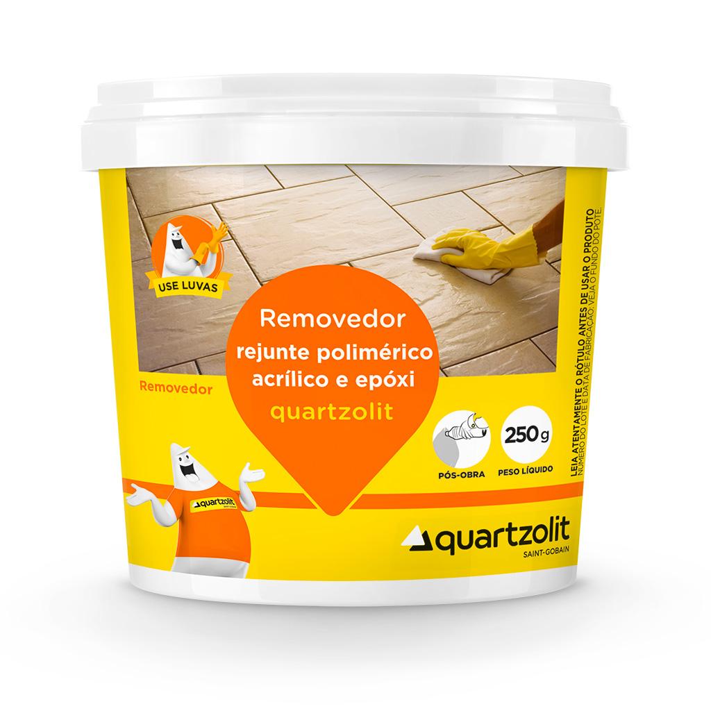 Encontraproduto.com.br - Limpa Rejunte 250g Acrílico e Epoxi Incolor Quartzolit