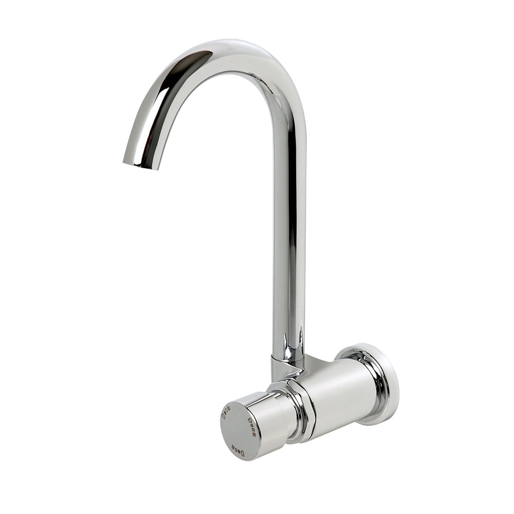 Encontraproduto.com.br - Torneira Deca de Parede Bica Alta com Fechamento Automático para Lavatório | Decamatic Eco
