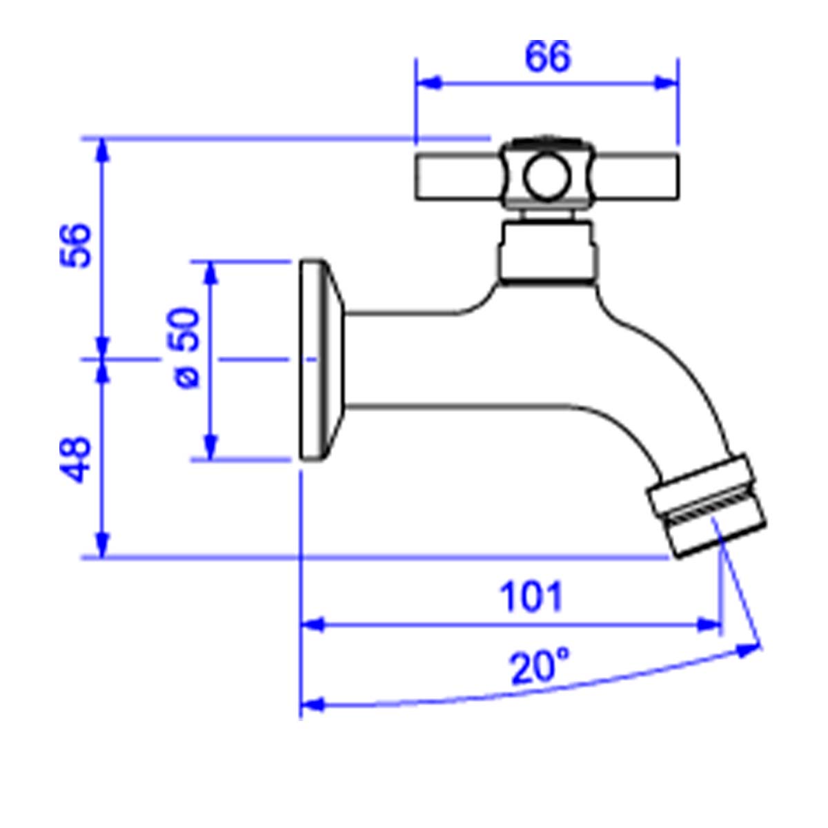 Encontraproduto.com.br - Torneira Deca com Arejador para Jardim e Tanque | Izy