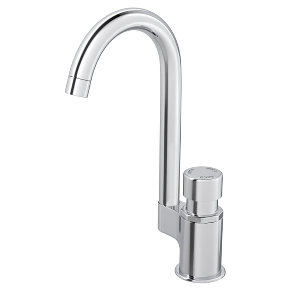 Encontraproduto.com.br - Torneira Deca de Mesa Bica Alta para Lavatório com Fechamento Automático | Decamatic Eco