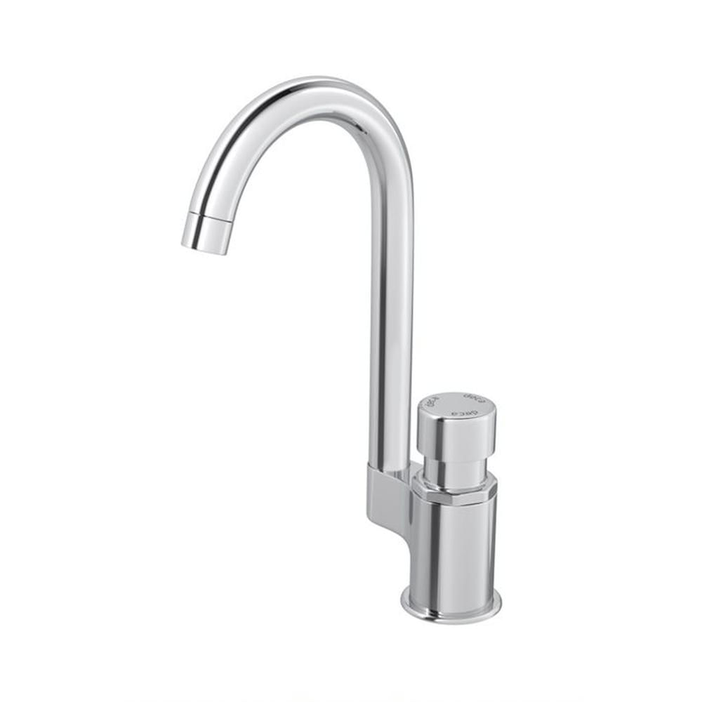 Encontraproduto.com.br - Torneira Deca de Mesa Bica Alta para Lavatório com Fechamento Automático | Decamatic Eco