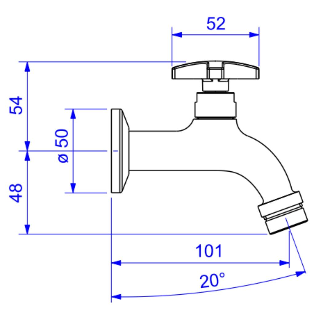Encontraproduto.com.br - Torneira Deca com Arejador para Jardim e Tanque | Max
