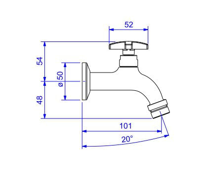 Encontraproduto.com.br - Torneira Deca com Arejador para Jardim e Tanque | Max
