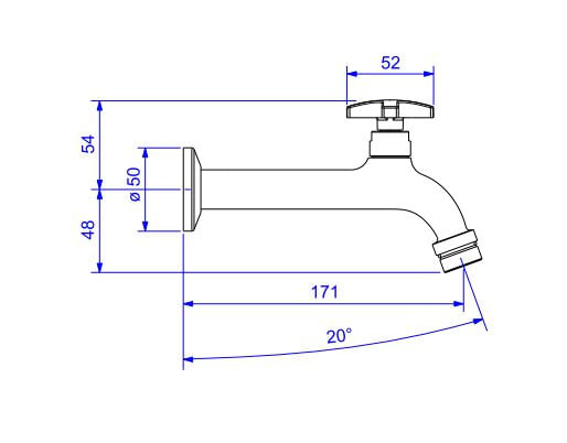 Encontraproduto.com.br - Torneira Deca de Parede com Arejador para Cozinha | Max