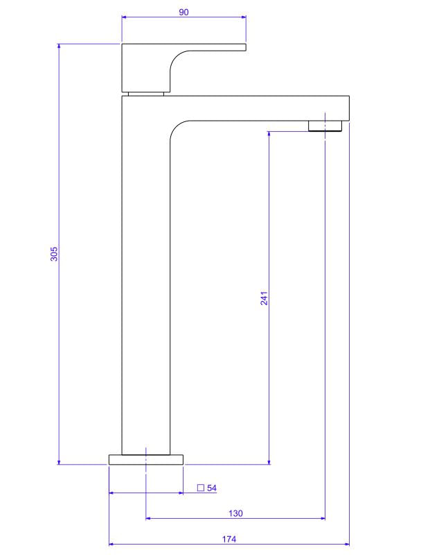 Encontraproduto.com.br - Torneira de Mesa Bica Alta para Lavatório Deca Unic