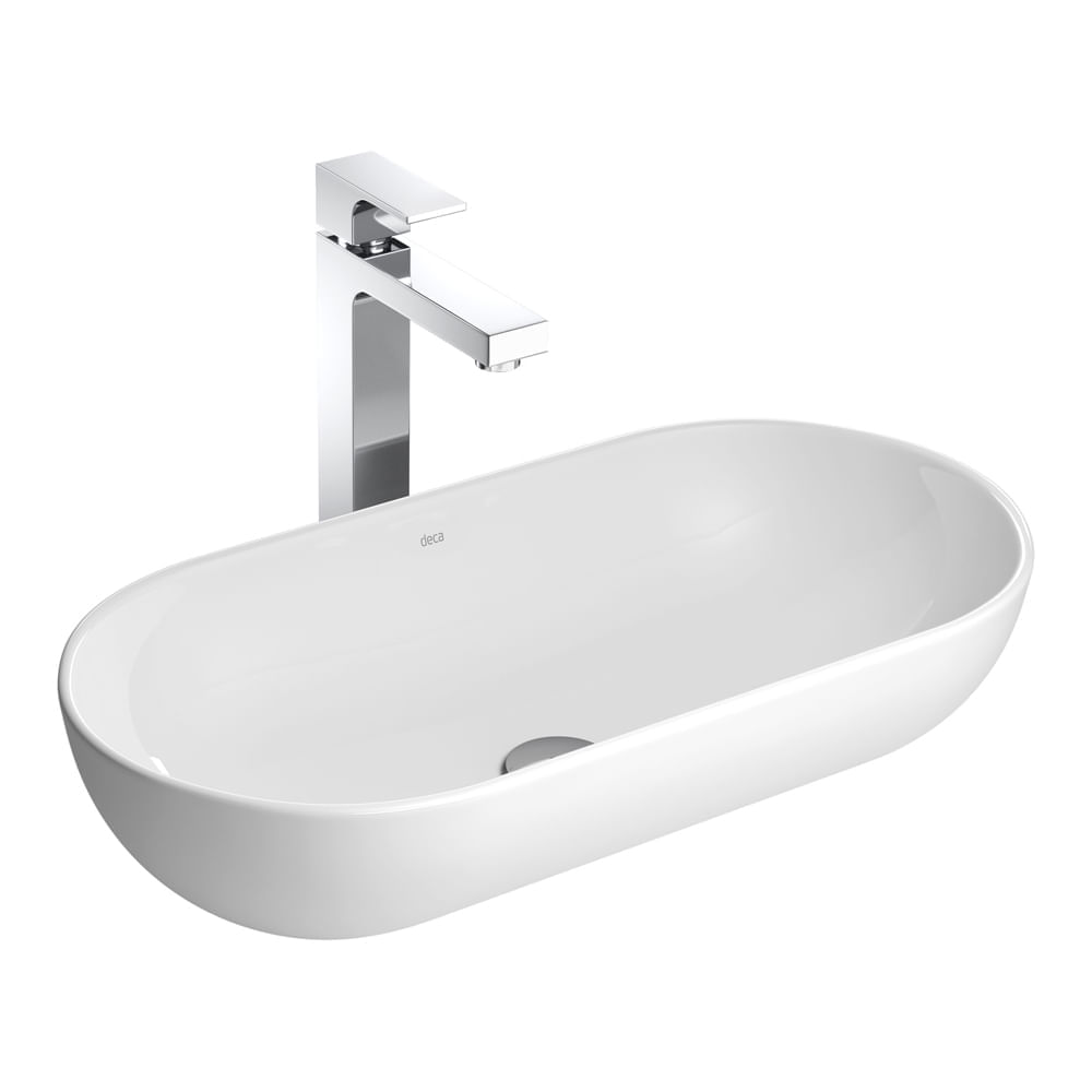 Encontraproduto.com.br - Torneira de Mesa Bica Alta para Lavatório Deca Unic