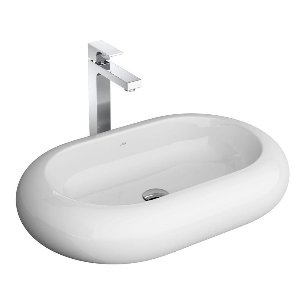 Encontraproduto.com.br - Torneira de Mesa Bica Alta para Lavatório Deca Unic