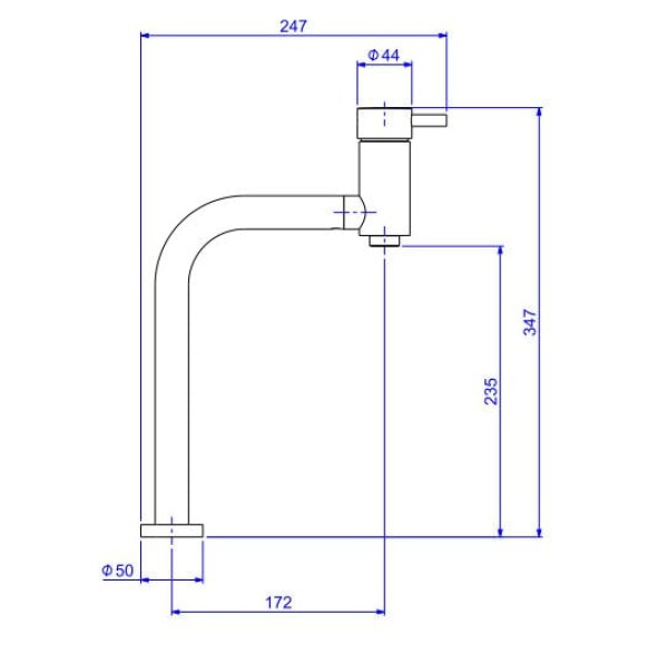 Encontraproduto.com.br - Misturador Monocomando Deca de Mesa Bica Alta de 90 Graus para Lavatório | Link