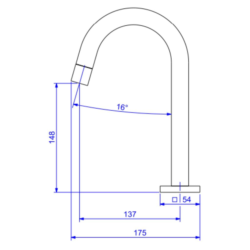 Encontraproduto.com.br - Torneira de Mesa Bica Baixa para Lavatório Deca Tube