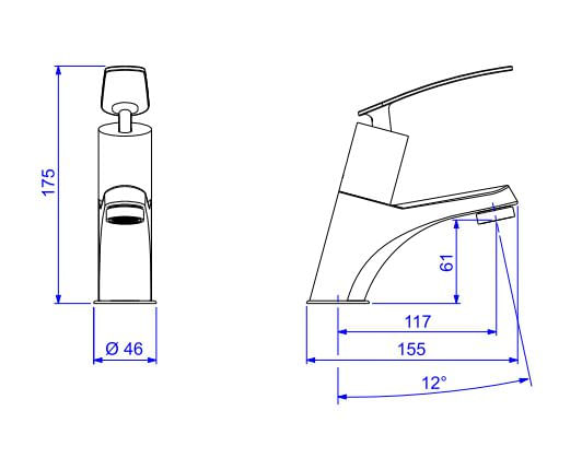 Encontraproduto.com.br - Torneira Deca de Mesa com Fechamento Automático para Lavatório | Decamatic Eco Conforto
