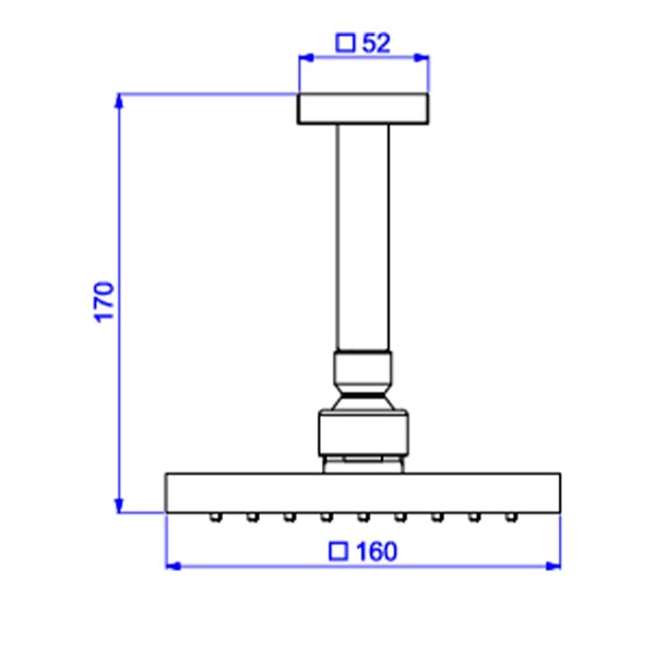 Encontraproduto.com.br - Chuveiro Deca de Teto com Tubo | Cubo