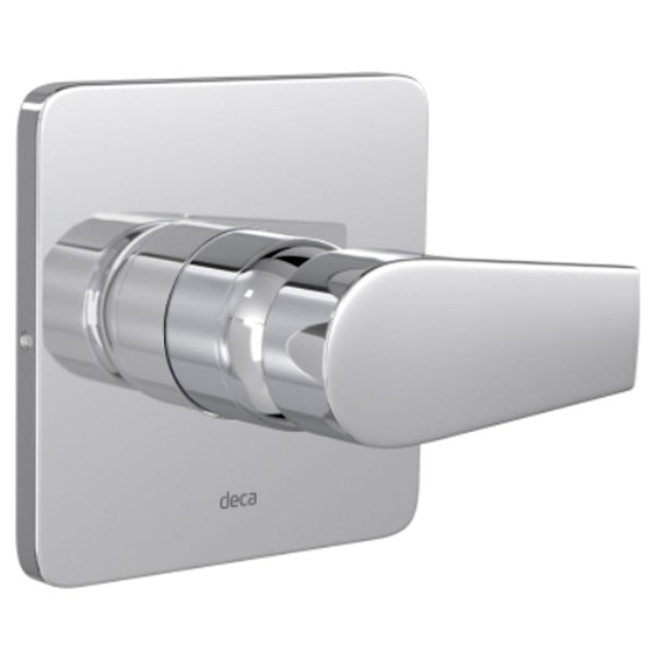 Encontraproduto.com.br - Acabamento Monocomando para Chuveiro Level Baixa e Alta Pressão Cromado Deca