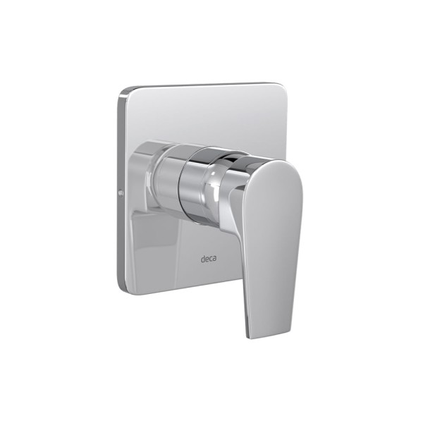 Encontraproduto.com.br - Acabamento Monocomando para Chuveiro Level Baixa e Alta Pressão Cromado Deca
