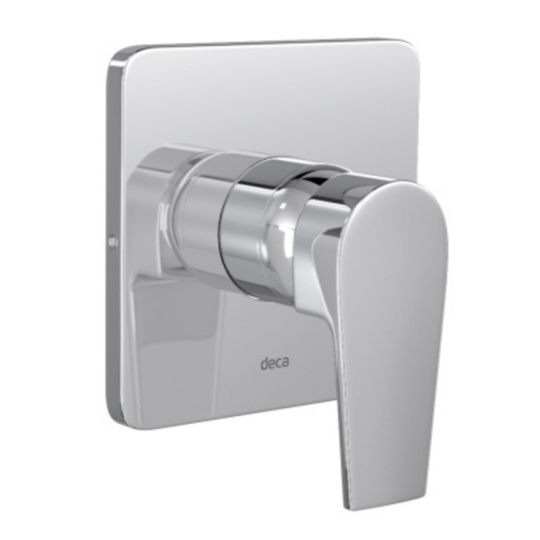 Encontraproduto.com.br - Acabamento Monocomando para Chuveiro Level Baixa e Alta Pressão Cromado Deca
