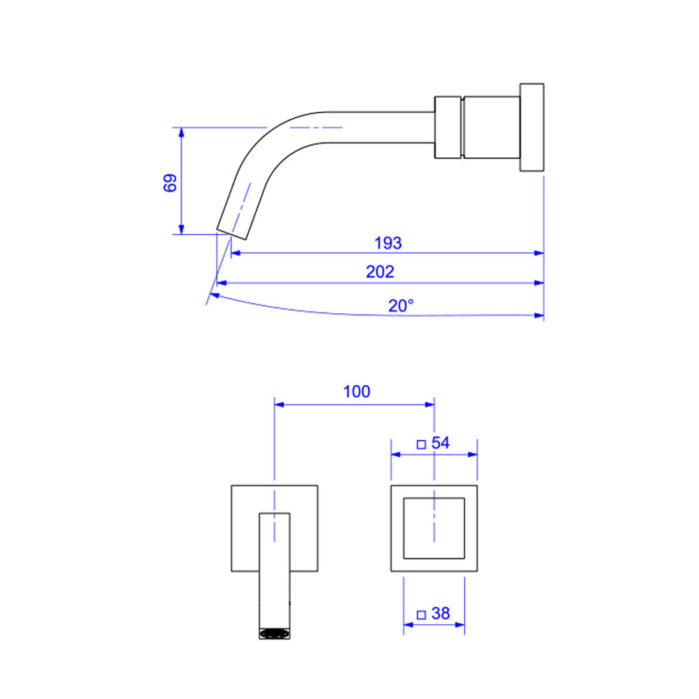 Encontraproduto.com.br - Torneira Deca de Parede para Lavatório | Cubo