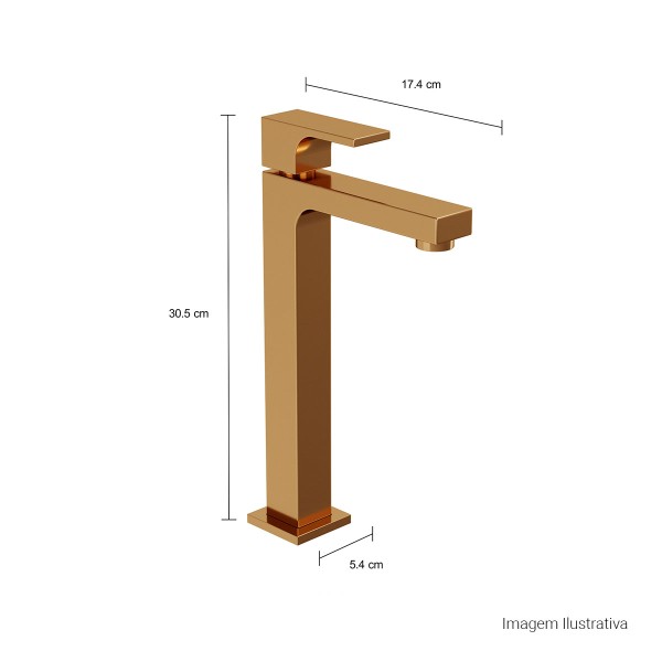 Encontraproduto.com.br - Torneira de Mesa Bica Alta para Lavatório Deca Unic