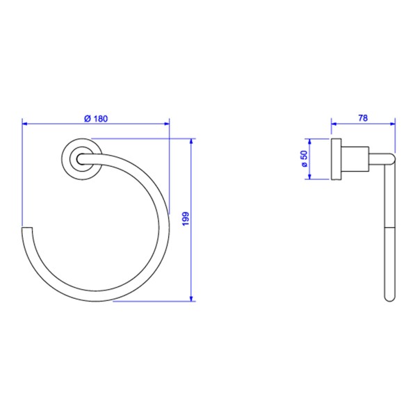 Encontraproduto.com.br - Porta Toalha Deca Argola | Slim