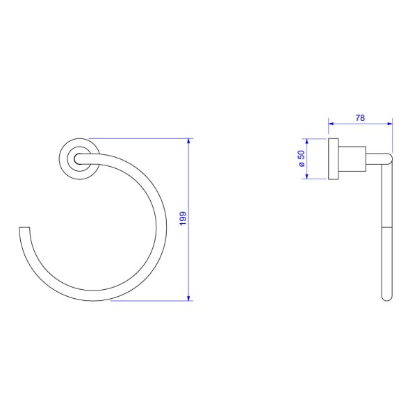 Encontraproduto.com.br - Porta Toalha Deca Argola | Slim