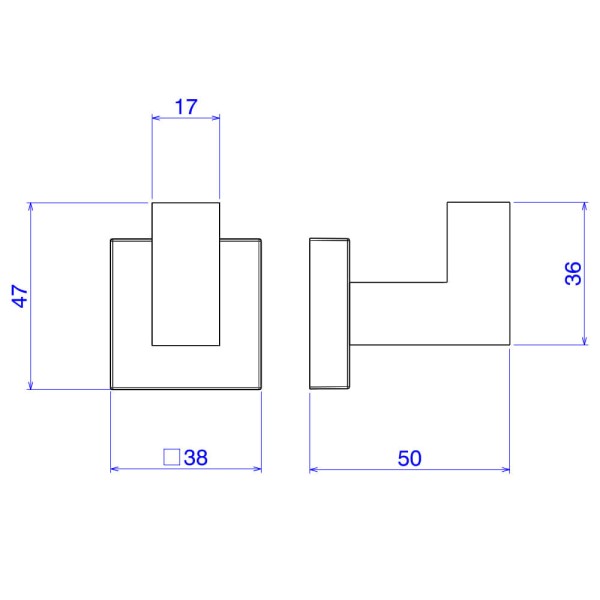 Encontraproduto.com.br - Cabide Deca | Quadratta