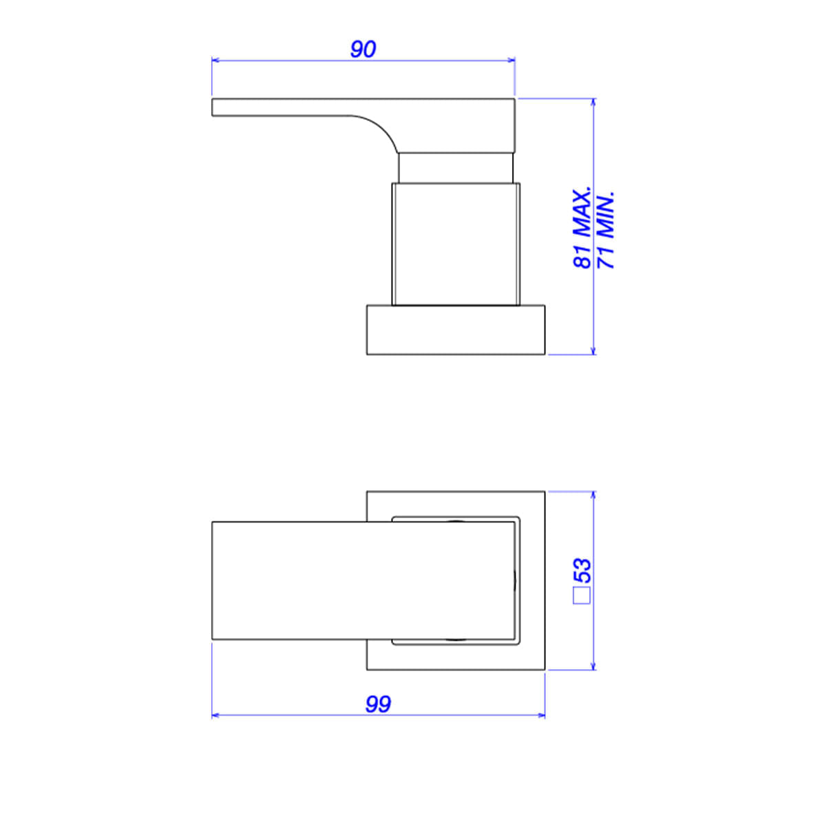Acabamento para Registro de Pressão Deca 1/2