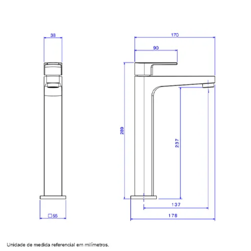 Encontraproduto.com.br - Torneira Deca de Mesa Bica Alta para Lavatório | Level