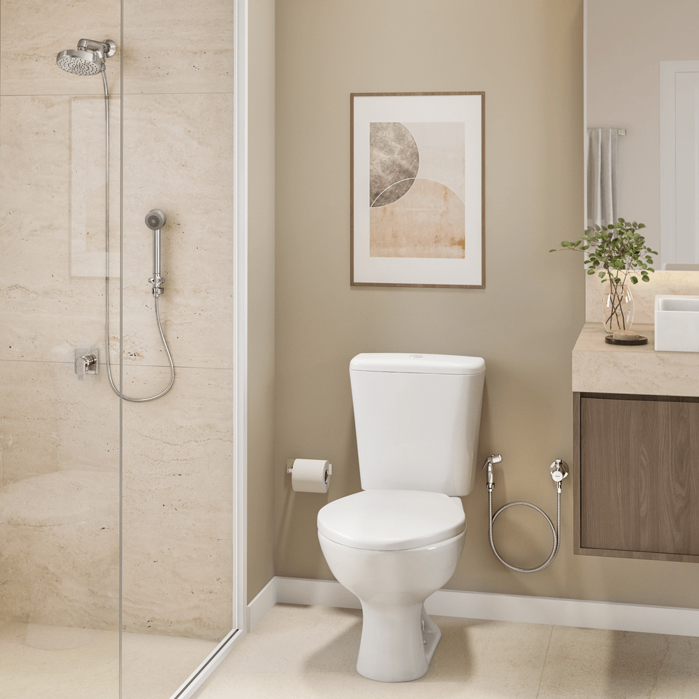 Encontraproduto.com.br - Chuveiro Deca com Desviador e Ducha Manual | Flex