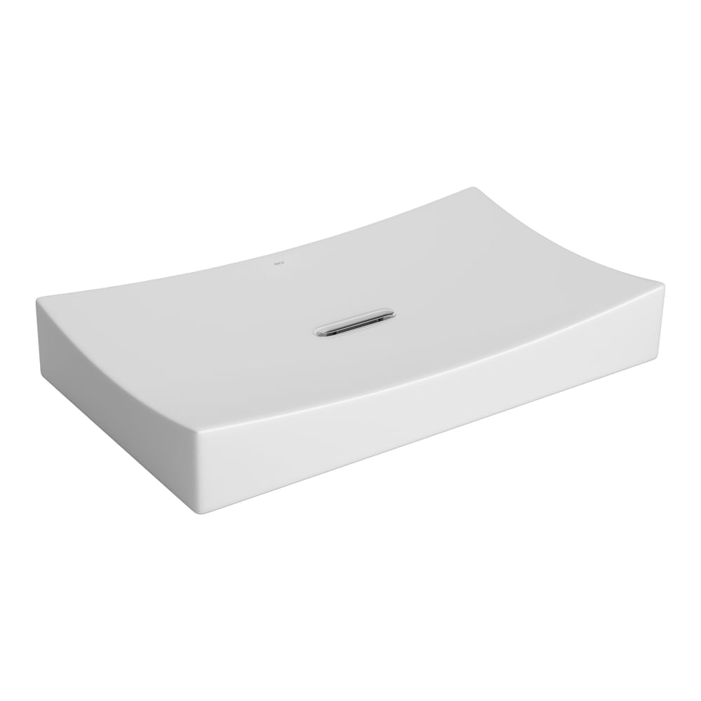 Cuba de Apoio Lavatório Retangular 70X40cm Branco