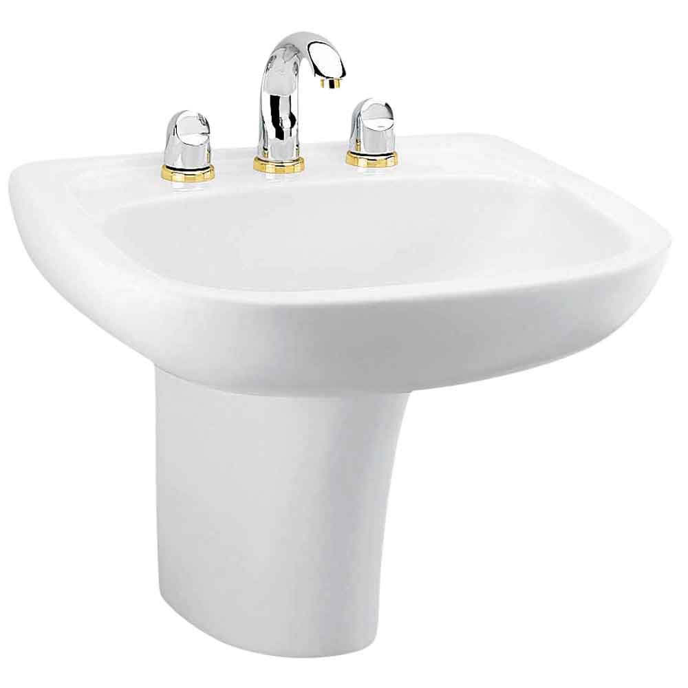 Encontraproduto.com.br - Lavatório Vogue Plus 55X47cm Creme