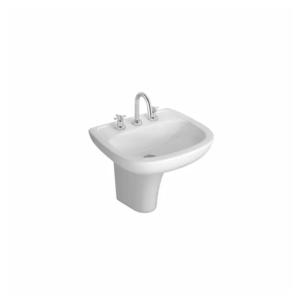 Encontraproduto.com.br - Lavatório Lavatório Aspen/Vogue Plus 54X46,5cm Branco