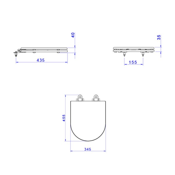 Encontraproduto.com.br - Assento Deca em Poliéster Slow Close com Microban para Bacias | Carrara | Duna | Level | Lk | Nuova