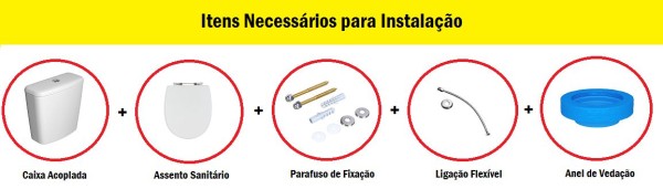 Encontraproduto.com.br - Vaso Sanitário para Caixa Acoplada Izy Conforto Branco Deca