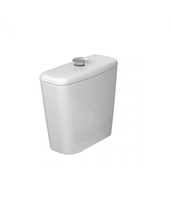 Encontraproduto.com.br - Caixa Acoplada com Acionamento Duo Izy Conforto Branco Cromado