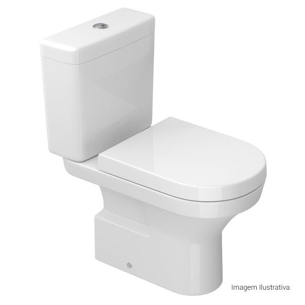 Encontraproduto.com.br - Bacia para caixa acoplada Level branco Deca