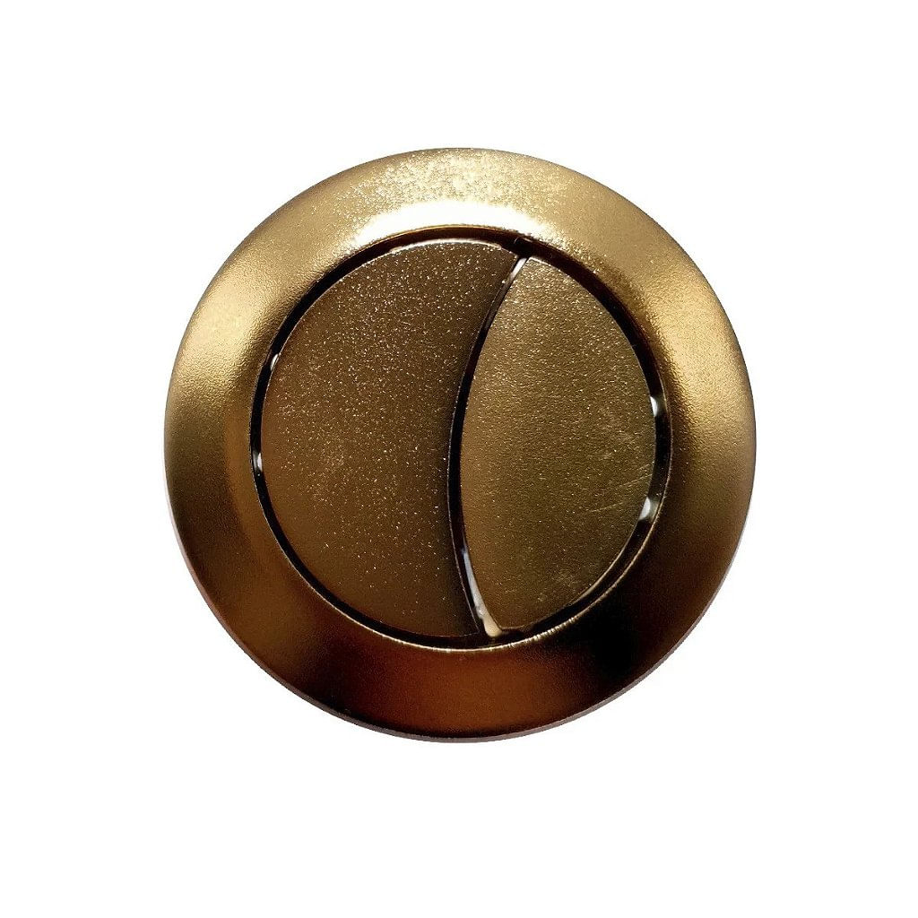 Encontraproduto.com.br - Botão de Acionamento para Caixa Acoplada Sbj 51 Gold Matte