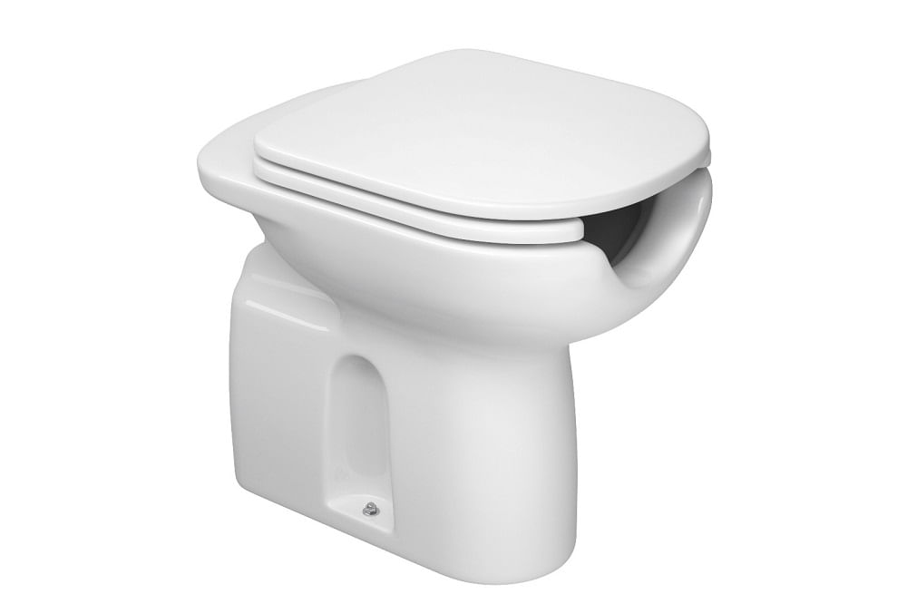 Bacia Convencional Deca Conforto com Abertura Frontal | Vogue Plus Conforto