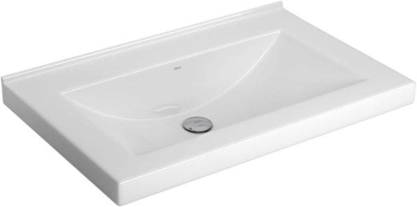 Encontraproduto.com.br - Cuba De Apoio/sobrepor Retangular Com Mesa Branco 700x450mm - Deca
