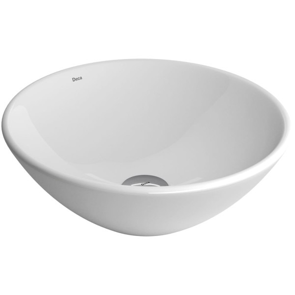 Encontraproduto.com.br - Cuba de Apoio Lavatório Redonda 35X35cm Branco