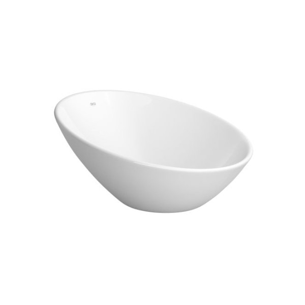 Encontraproduto.com.br - Cuba de Apoio Lavatório Meia Lua 39X39cm Branco