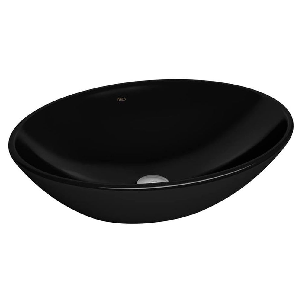 Cuba de Apoio Lavatório Universal Oval 37X50cm Ébano