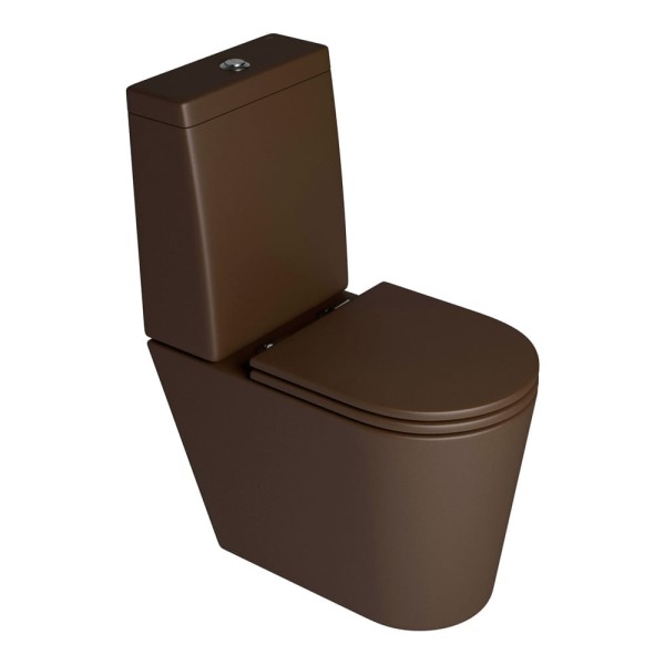Encontraproduto.com.br - Vaso Sanitário para Caixa Acoplada Lk Marrom Fosco Deca