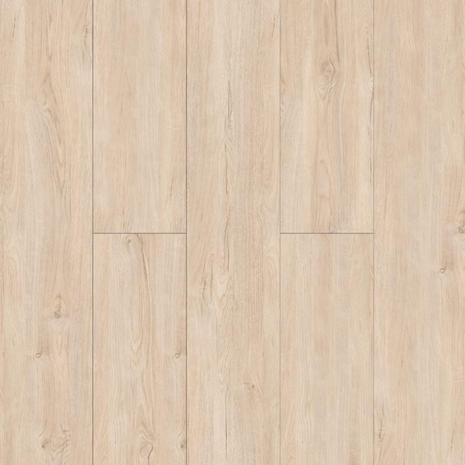Piso Laminado em Régua Durafloor Aplicação Click Harmony Capadócia Bege 8mm 134x24,8cm