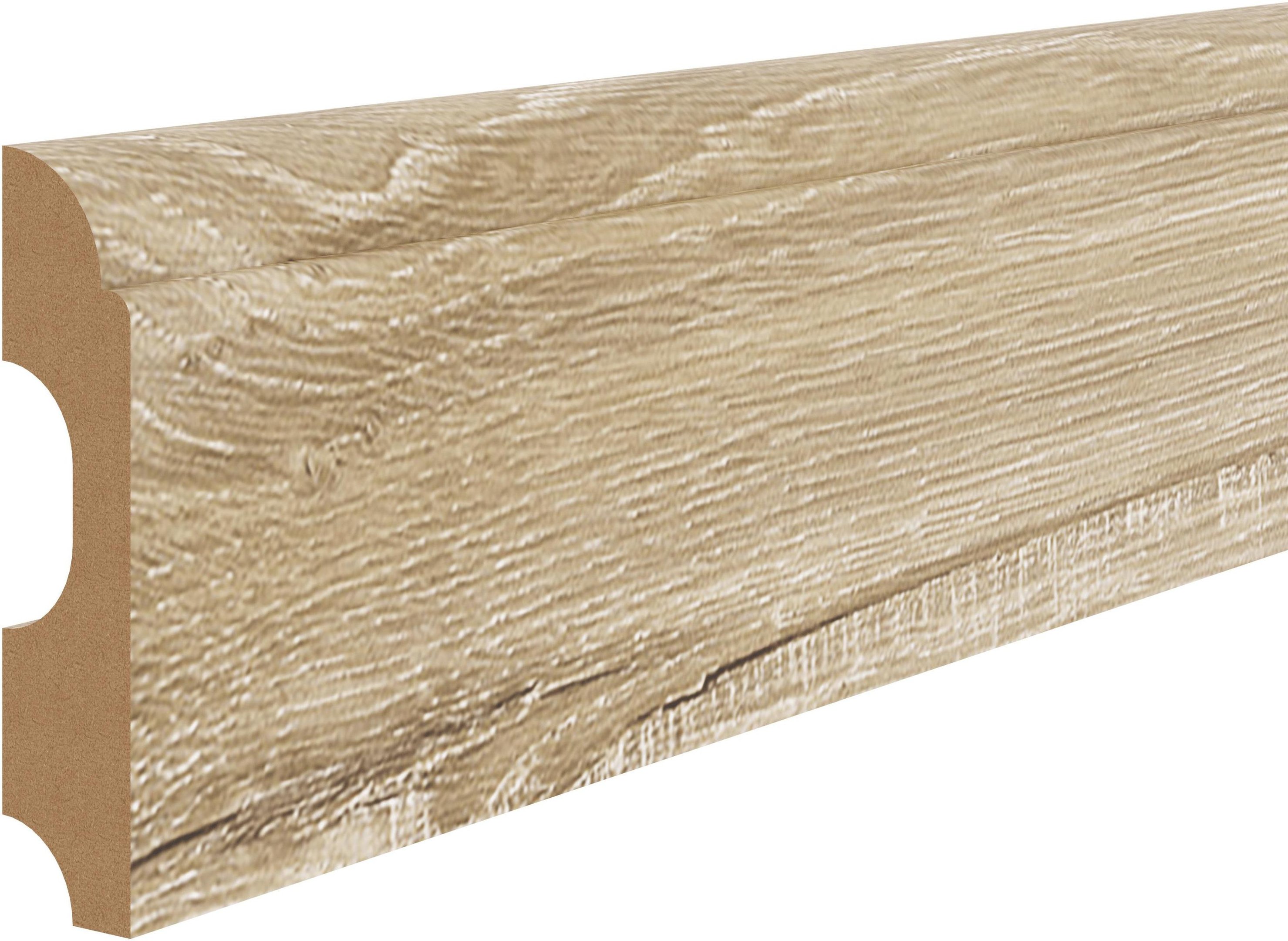 Rodapé Para Piso Laminado Durafloor Clean Siena Savoy 210x1,8x8cm