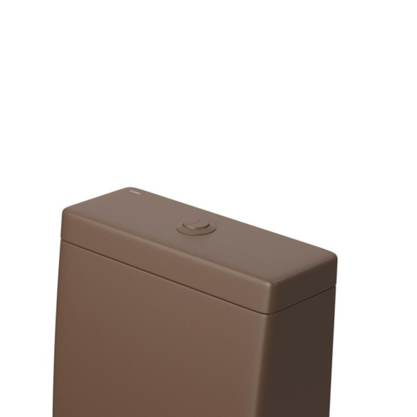 Encontraproduto.com.br - Caixa para Acoplar Monocromática com Acionamento Duo Deca Marrom Fosco