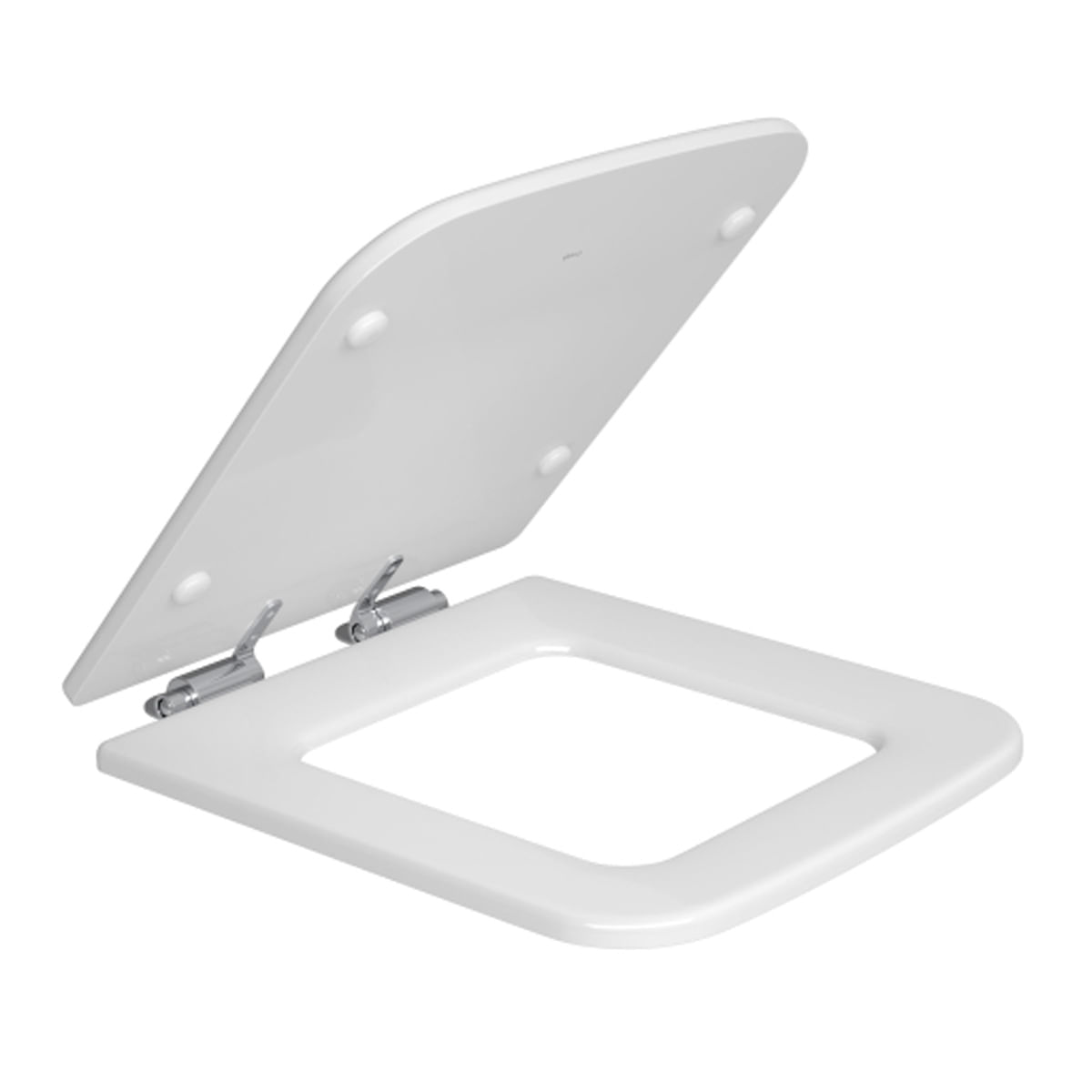 Encontraproduto.com.br - Assento De Poliester Com Slow Close Living Branca - Deca