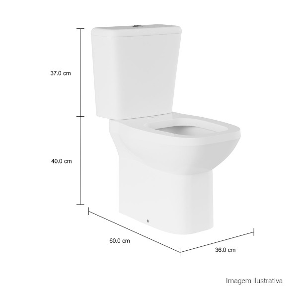 Encontraproduto.com.br - Bacia para Caixa Acoplada Deca Flex