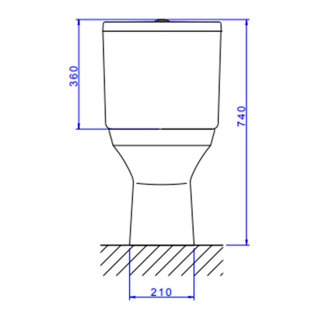 Encontraproduto.com.br - Vaso Sanitário com Caixa Acoplada Deca Level Acionamento Duplo Branco 3/6 Litros