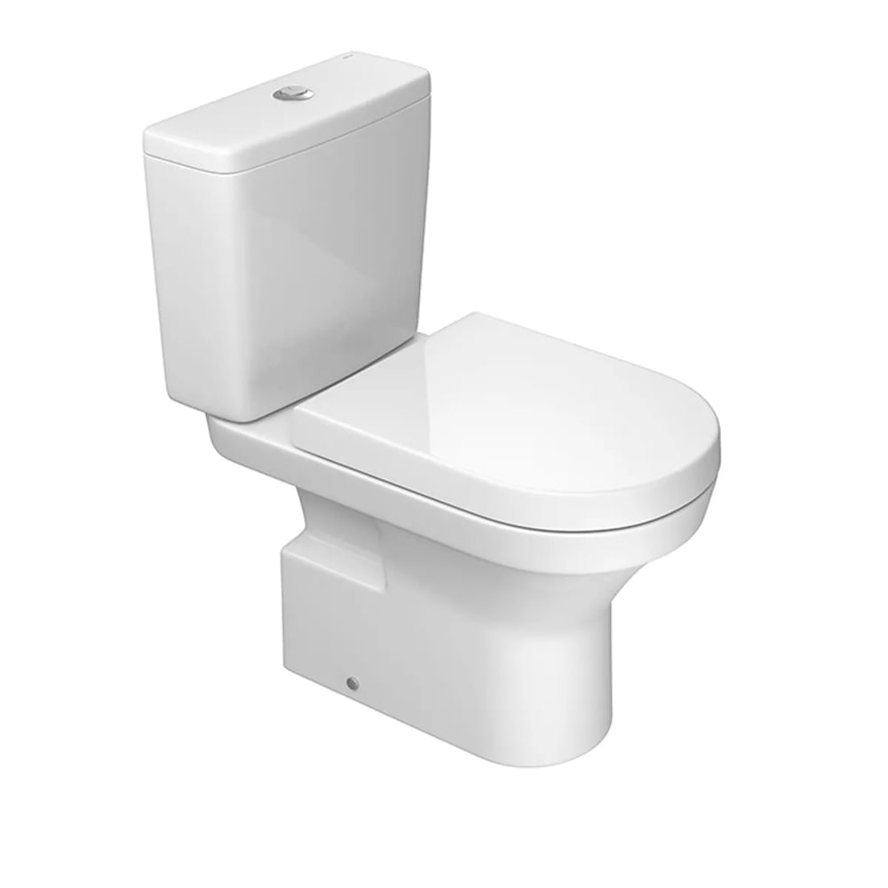 Encontraproduto.com.br - Vaso Sanitário com Caixa Acoplada Deca Level Acionamento Duplo Branco 3/6 Litros